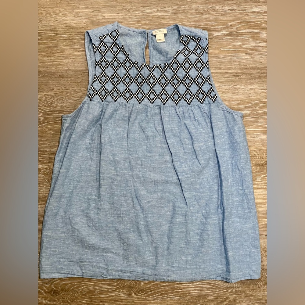 GUC J. Crew Chambray Top